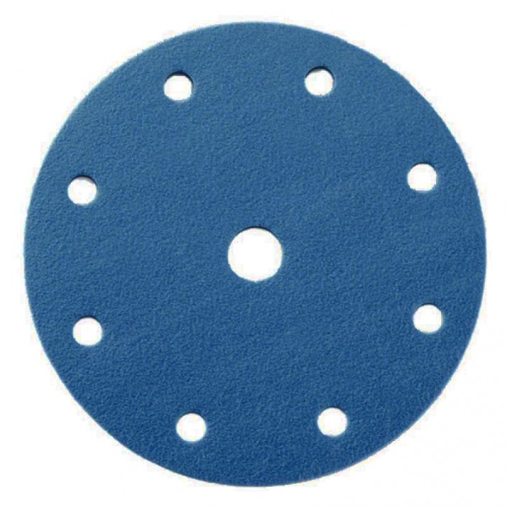 Plastor Disque Abrasif Auto Fixant 9 Trous Zirconium D150 Lot de 25