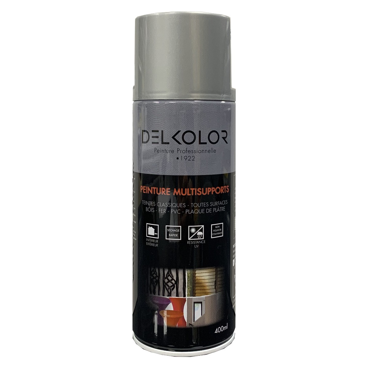 Delkolor Peinture Tableau Magnétique Noir 100ml Couleur: Noir