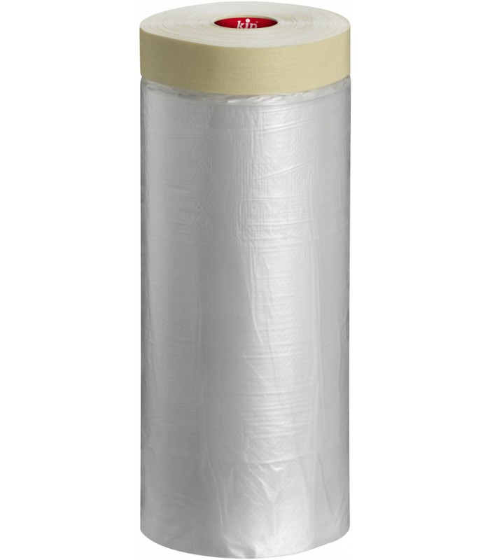 Film de protection avec ruban adhésif beige 180cm x 33m