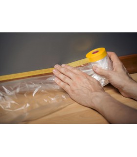 Film de protection Premium avec ruban adhésif 55cm x 33m