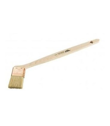 Brosse plate coudée