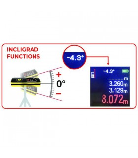 METRICA Télémètre Double Laser Expo Flash 50 M