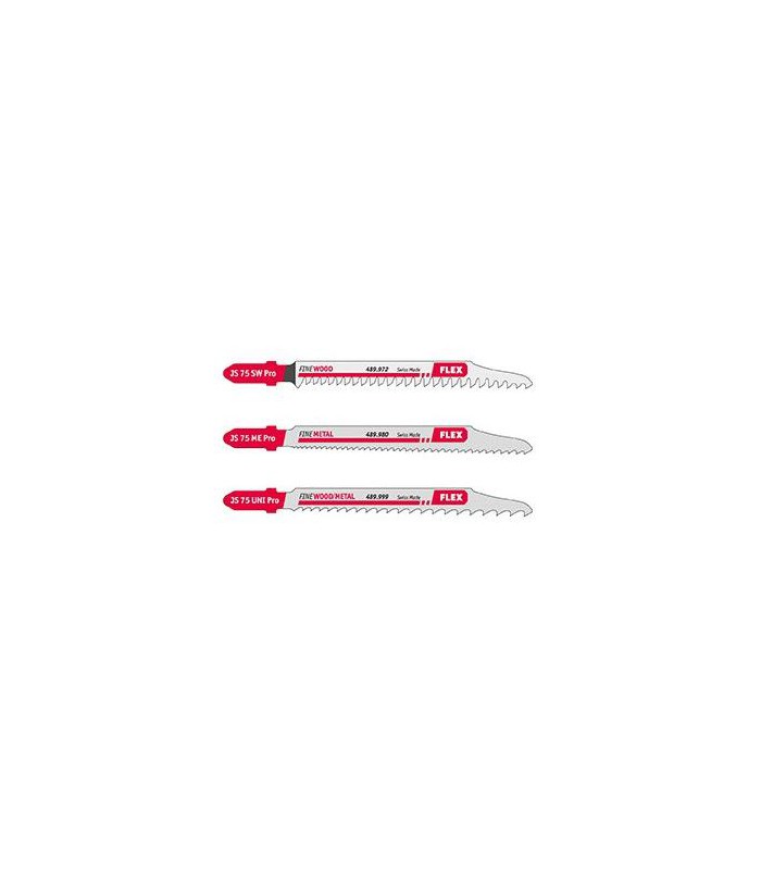 Lot de lames universelles pour scie sauteuse - FLEX