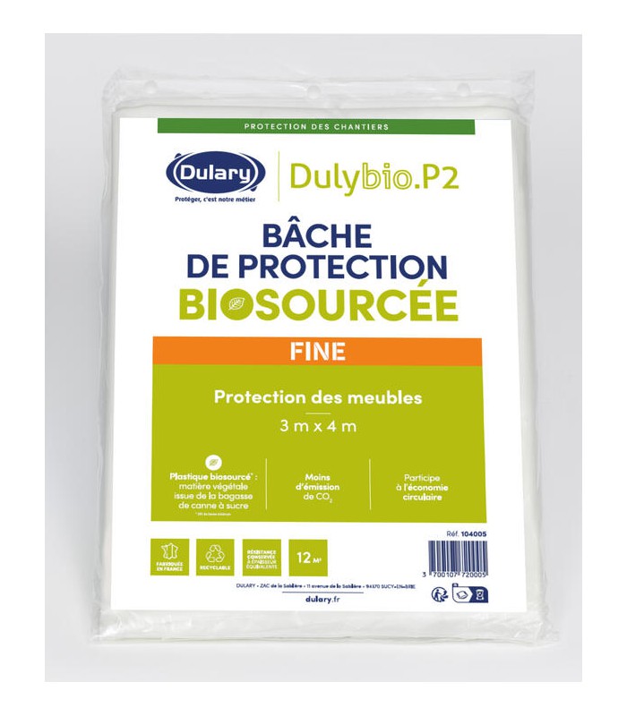 BACHE 4MX3M PEINTURE DULYBIO