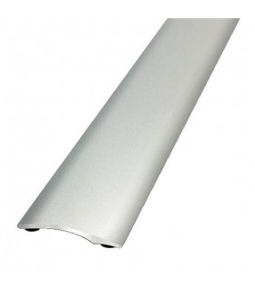 Barre de seuil demi-bombée adhésive en inox 30 mm x 0,83 m ref 2002