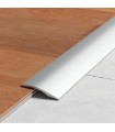 Barre de seuil demi-bombée adhésive en inox 30 mm x 0,83 m ref 2002