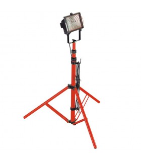 Projecteur de chantier halogène téléscopique