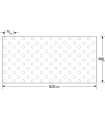 Dalle podotactile Accessdal en polyuréthane Romus