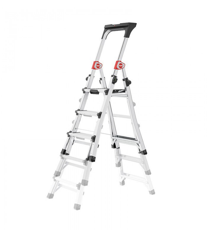 Escabeau telescopique 5 marches Hailo - TL100 8795-001