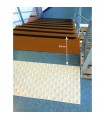 Dalle podotactile Accessdal en polyuréthane Romus
