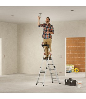 Escabeau Télescopique 5 Marches Hailo - TL100 8795-001