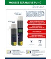 Mousse expansive PU 1C Pro 75 750ml