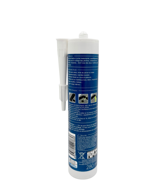 Colle acrylique de fixation spéciale plinthes 280ml