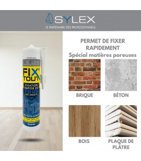 Colle acrylique sans solvants Sylex Fixtout AC10 280 ml