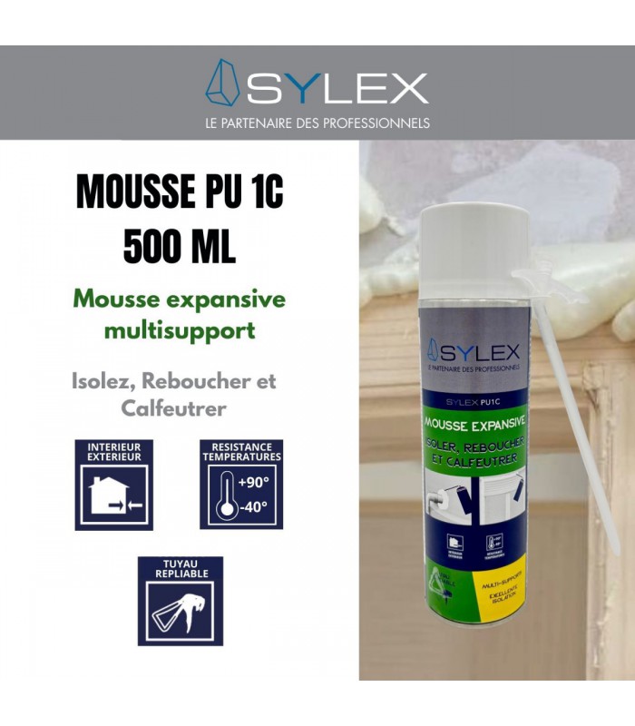 Mousse expansive PU 1C 500ml