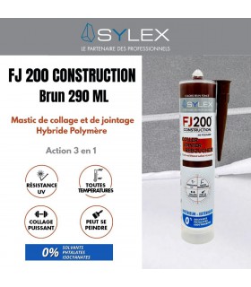 Mastic Coller, Jointer et Sceller 290ml Sylex Construction FJ200