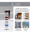 Mastic Coller, Jointer et Sceller 290ml Sylex Construction FJ200