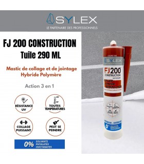 Mastic Coller, Jointer et Sceller 290ml Sylex Construction FJ200