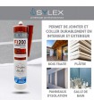 Mastic Coller, Jointer et Sceller 290ml Sylex Construction FJ200