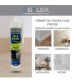 Colle acrylique de fixation spéciale plinthes 280ml