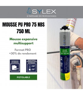 Mousse expansive pistolable Pro 75 NBS 750ml