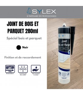 Mastic joint de finition bois et parquet Sylex