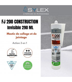 Mastic multi-usages Sylex FJ200 construction invisible 290ml