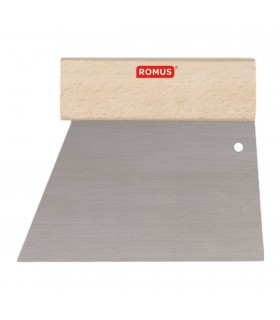 SPATULE A LAME FIXE ACIER MANCHE BOIS S2