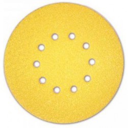 Lot de 5 disques abrasifs diamètres 225 mm Grain 180 pas cher 