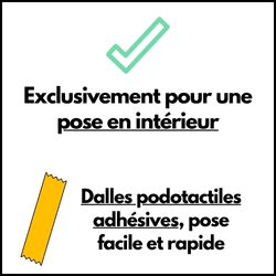 dalle podotactile Accessdal norme